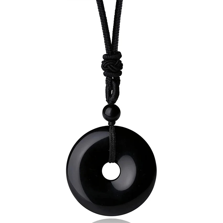 Black Onyx Runes Necklace