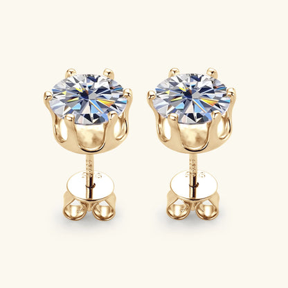 Moissanite Stud Earrings