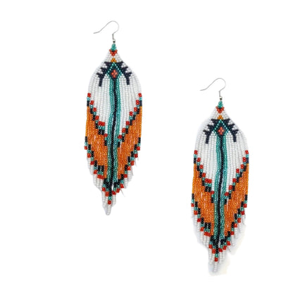 Bohemian Beaded Tassel Earrings – Lightweight Colorful Dangle Drops