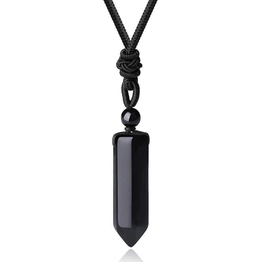 Black Onyx Runes Necklace
