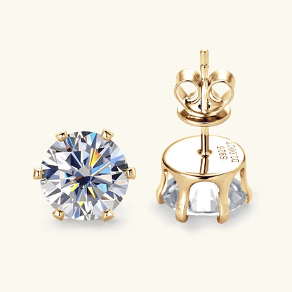 Moissanite Stud Earrings