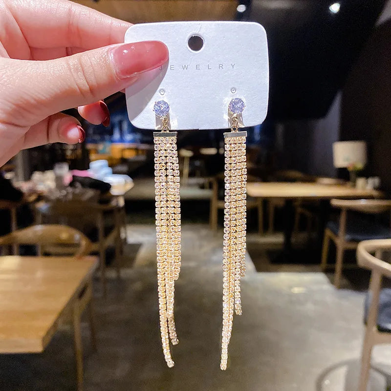 Elegant Multi-Shaped Hoop Drop Earrings