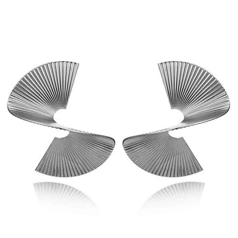 Retro Twisted Spiral Earrings