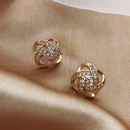 Exquisite Zircon Multi-Shaped Stud Earrings