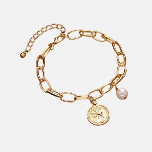 Elegant Korean-Style Charm Bracelet for Women
