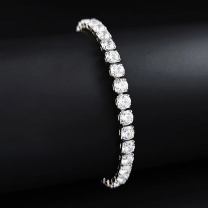 Zircon Tennis Bracelet - Dazzling Crystal Hand Chain for Women