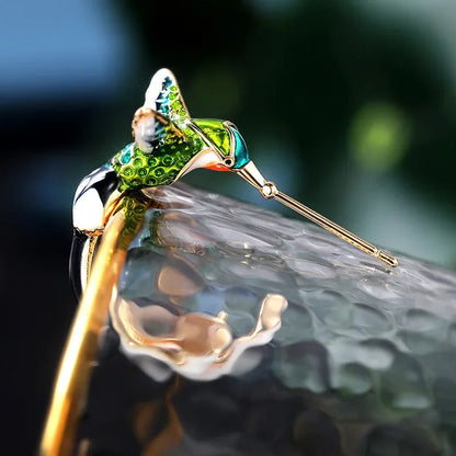 Cute Hummingbird Shape Drop Earrings