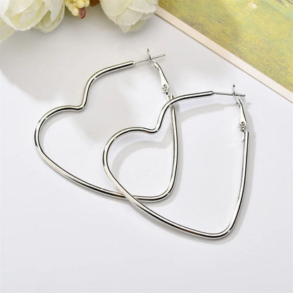 Eccentric Multi-Shaped Metal Dangle Earrings