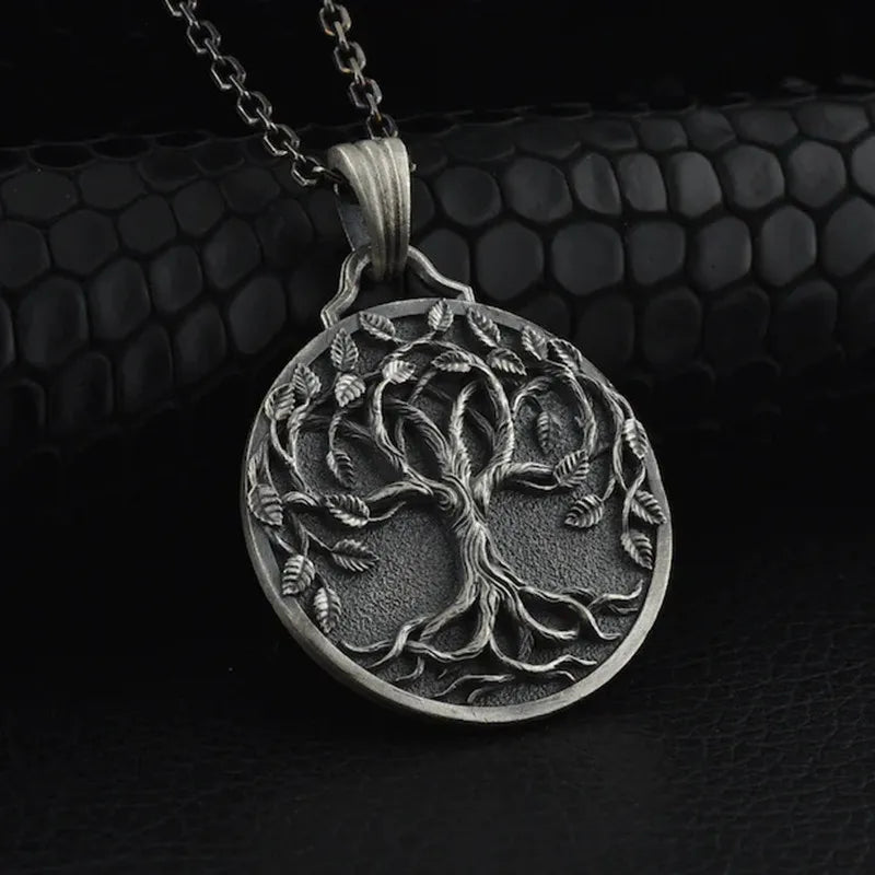 Vintage Tree of Life Pendant Necklace