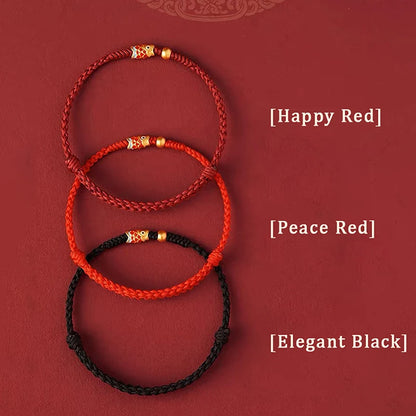 Handwoven Koi Fish Lucky Bracelet – Adjustable Braided Bangle