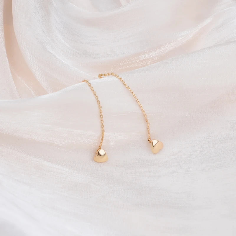 Heart & Star Tassel Drop Earrings