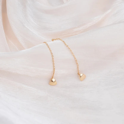 Heart & Star Tassel Drop Earrings