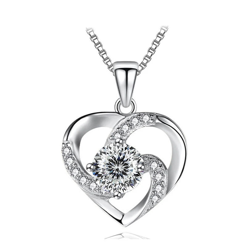 Heart Moissanite Necklace