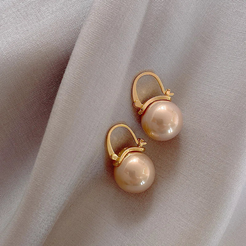 French Pearl Drop Earrings – Simulated Pearl Timeless Classics