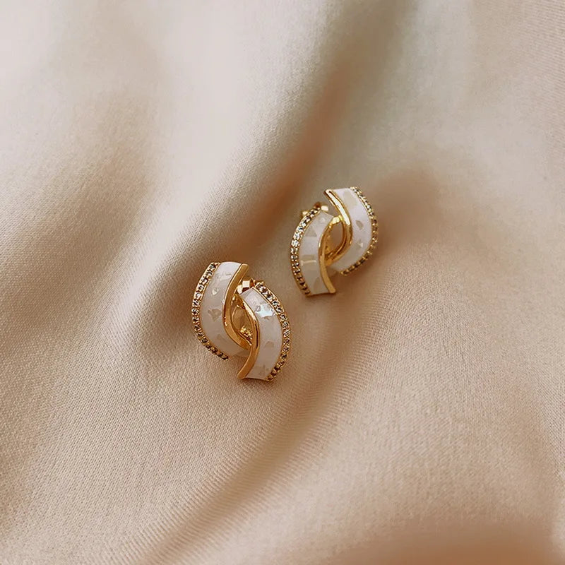 Exquisite Zircon Multi-Shaped Stud Earrings