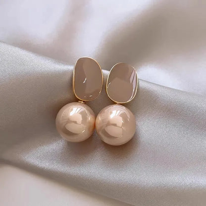 French Pearl Drop Earrings – Simulated Pearl Timeless Classics