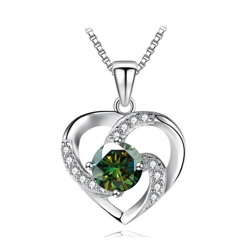 Heart Moissanite Necklace