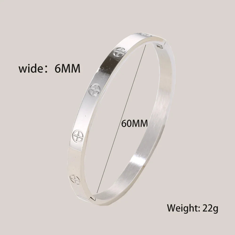 Stainless Steel Cuff Bracelet