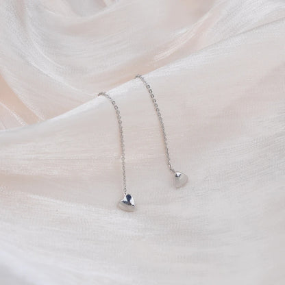 Heart & Star Tassel Drop Earrings