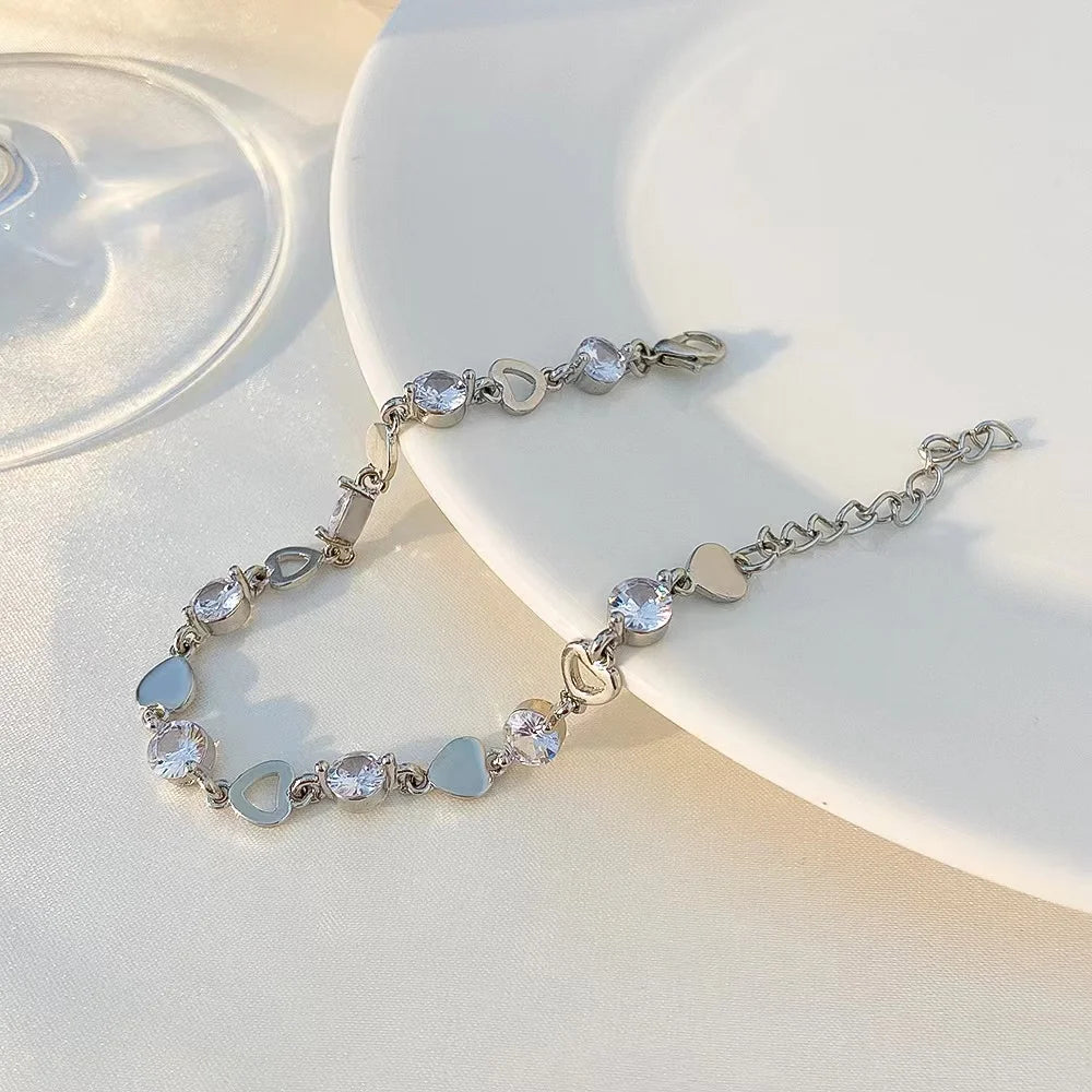 Bohemian Minimalist Multi-Layer Bracelet Set – 6-Piece Fashion Jewelry