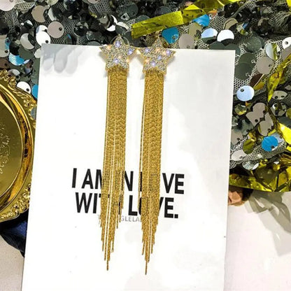 Elegant Multi-Shaped Hoop Drop Earrings