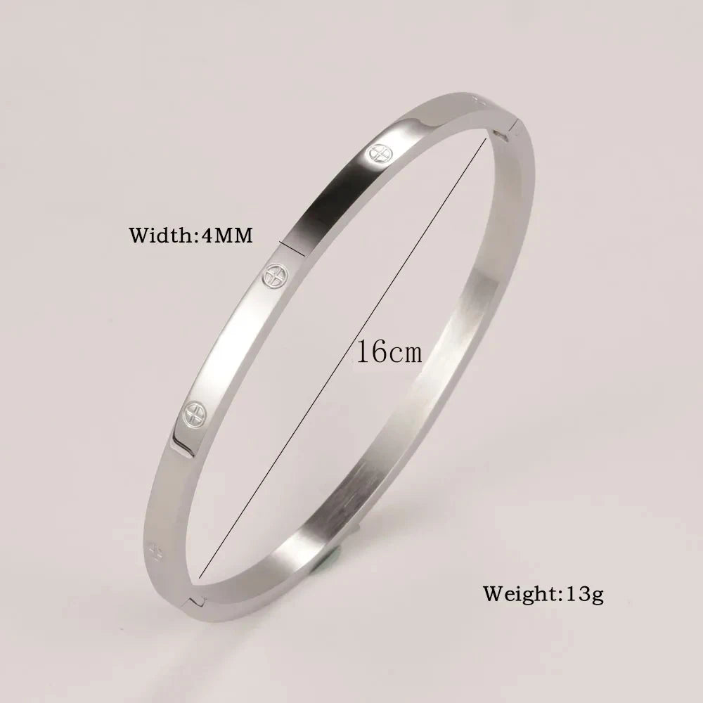 Stainless Steel Cuff Bracelet