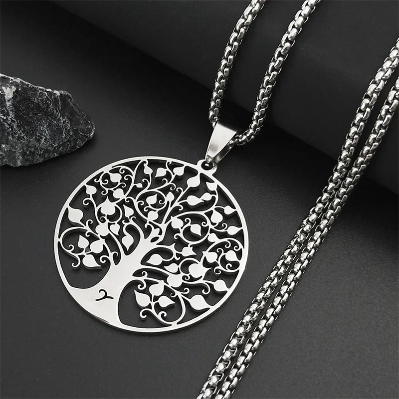 Tree of Life Pendant Necklace – Silver SS