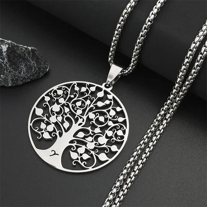 Tree of Life Pendant Necklace – Silver SS
