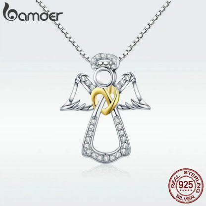 Luxurious Wings Pendant Necklace – 925 Sterling Silver