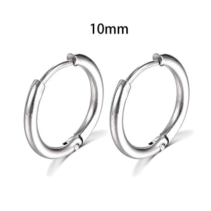 Stainless Steel Small Hoop Cartilage Earrings