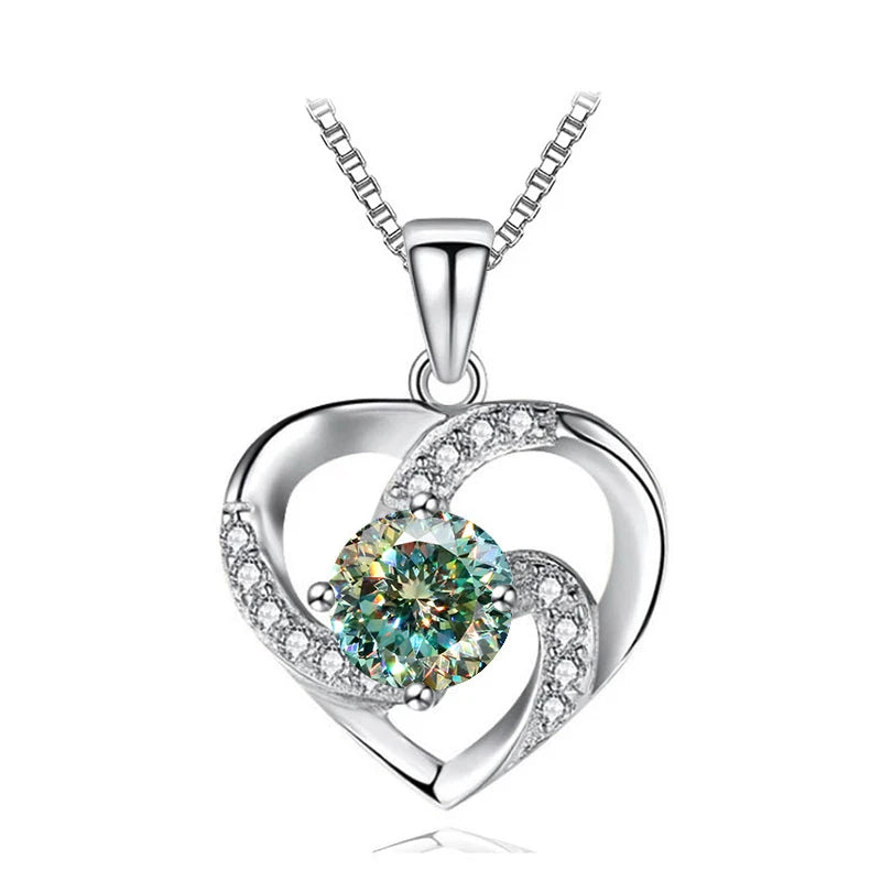 Heart Moissanite Necklace