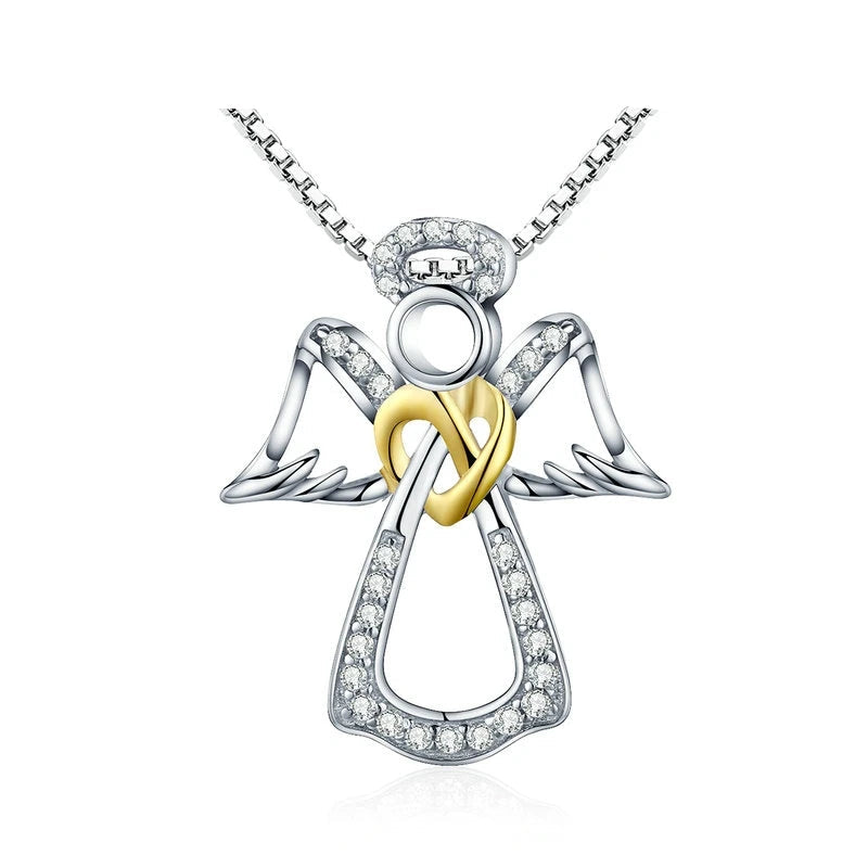 Luxurious Wings Pendant Necklace – 925 Sterling Silver
