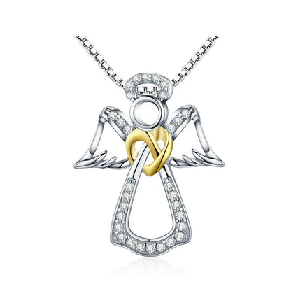 Luxurious Wings Pendant Necklace – 925 Sterling Silver