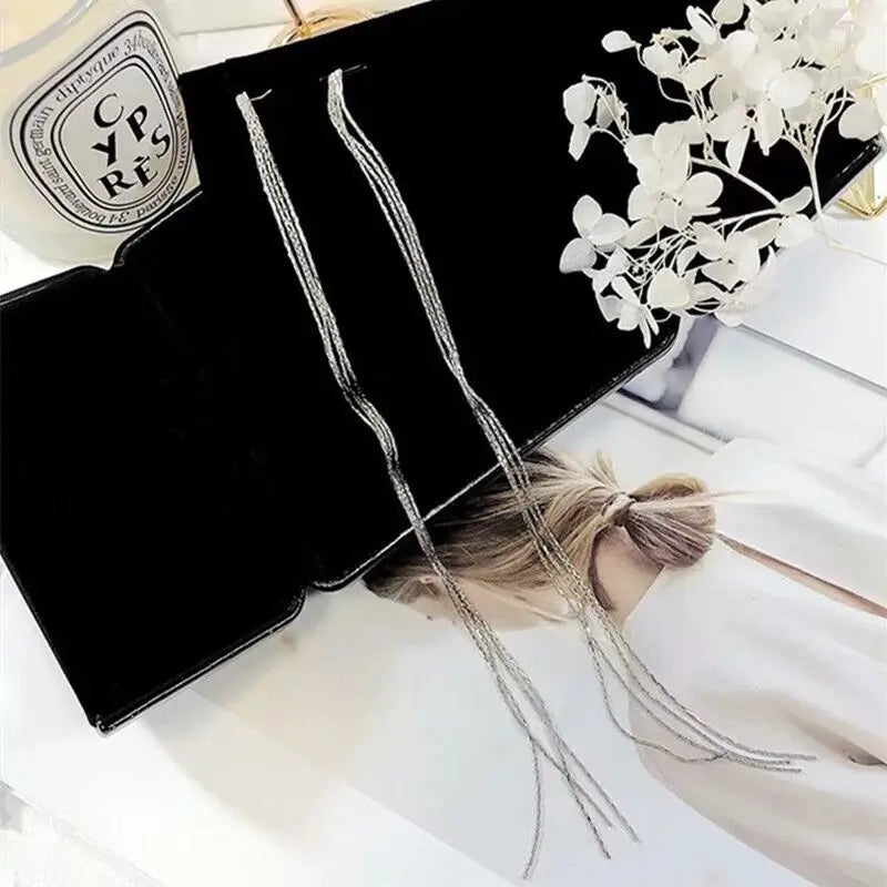 Heart & Star Tassel Drop Earrings