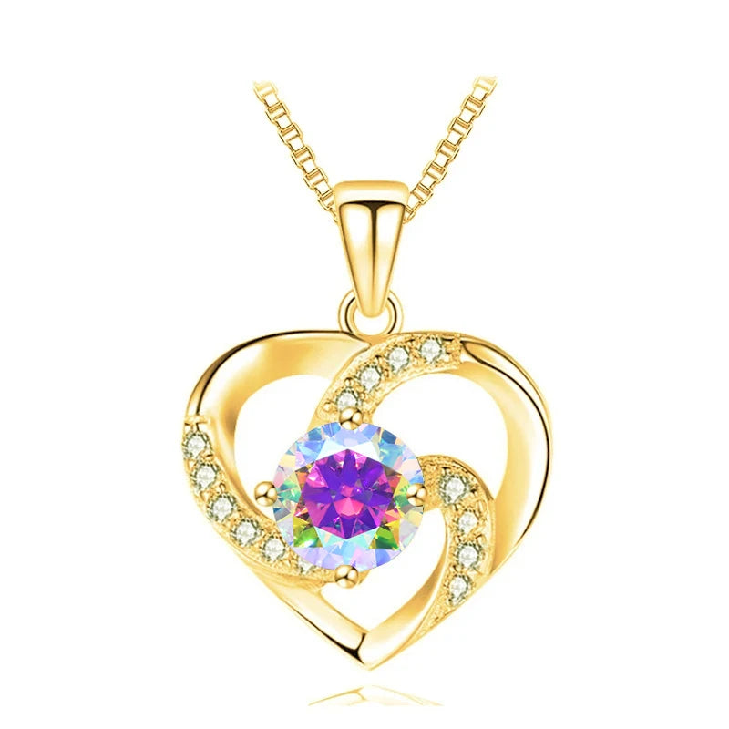 Heart Moissanite Necklace