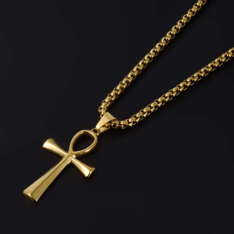 Tree of Life Scorpion Ankh Pendant Necklace