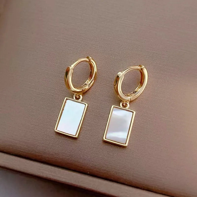 Asymmetrical Hollow Stud Rhinestones Earrings