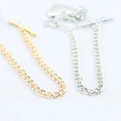 Gold & Silver Heart Charm Bracelet for Women