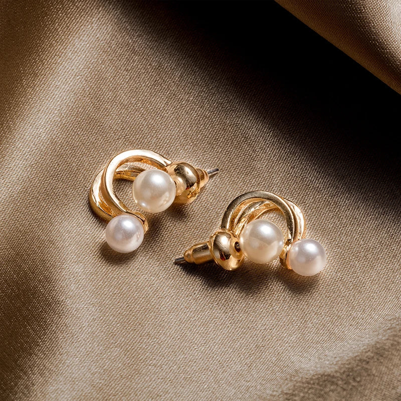 Exquisite Zircon Multi-Shaped Stud Earrings