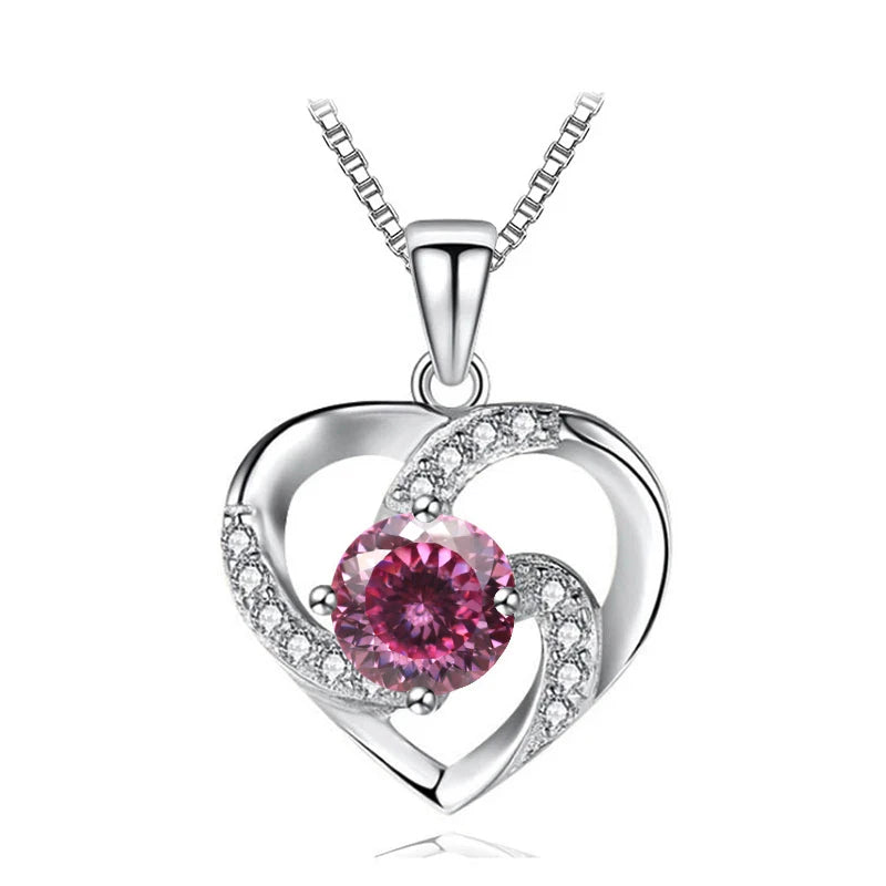 Heart Moissanite Necklace