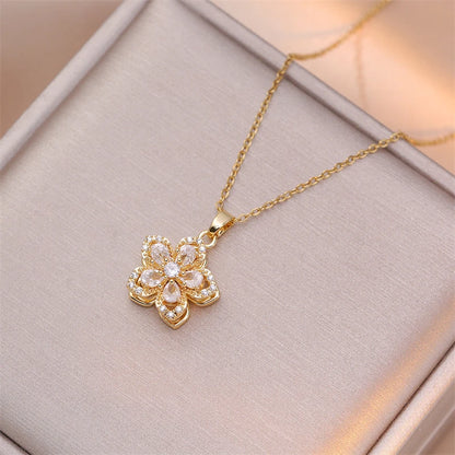 Flower Pendant Necklace