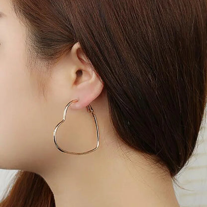 Eccentric Multi-Shaped Metal Dangle Earrings