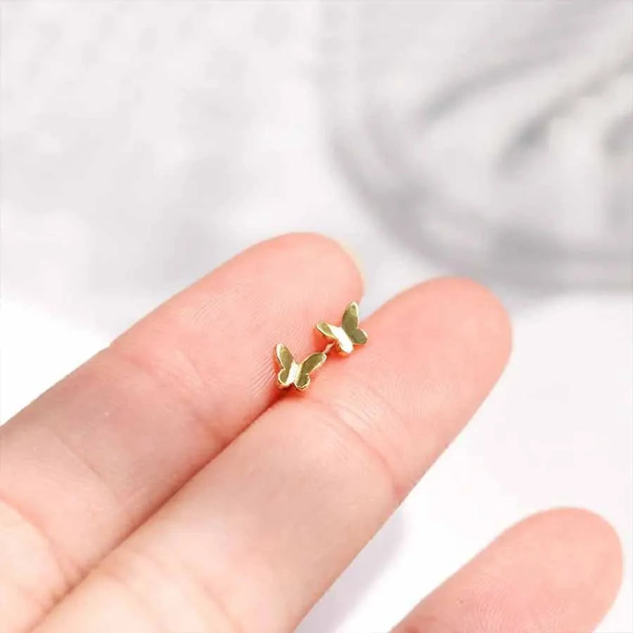 Heart Wings Stars Butterflies Small Stud Earrings