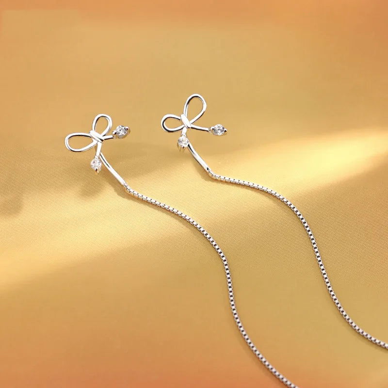 Bohemian Tassel Drop Earrings – Heart, Rose & Clover Charms