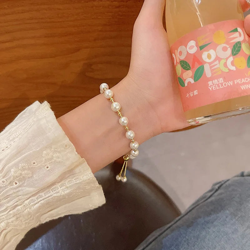 Bohemian Minimalist Multi-Layer Bracelet Set – 6-Piece Fashion Jewelry