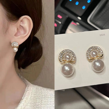 French Pearl Drop Earrings – Simulated Pearl Timeless Classics