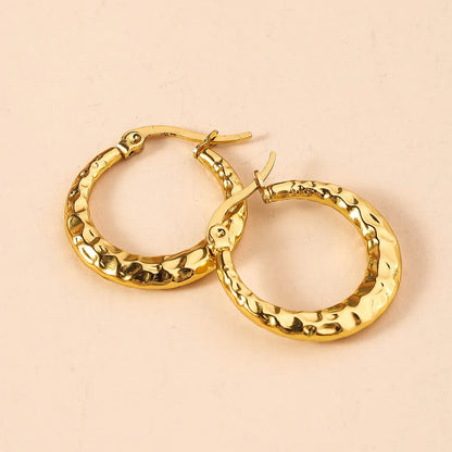 Textured Hoop Earrings – Chic Everyday Wear