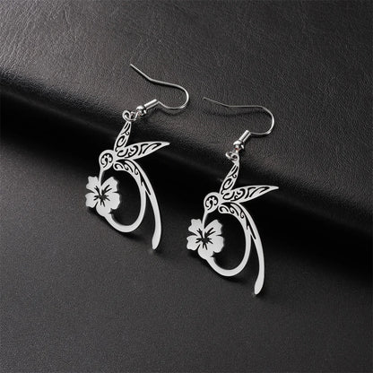 Hummingbird Jewelry Set – Gold/Silver Earrings & Necklace
