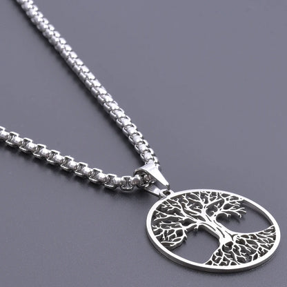 Tree of Life Scorpion Ankh Pendant Necklace