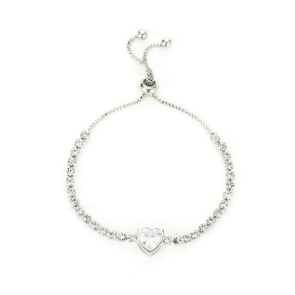Luxury Cubic Zirconia Tennis Bracelet – Gold, Rose Gold & Silver